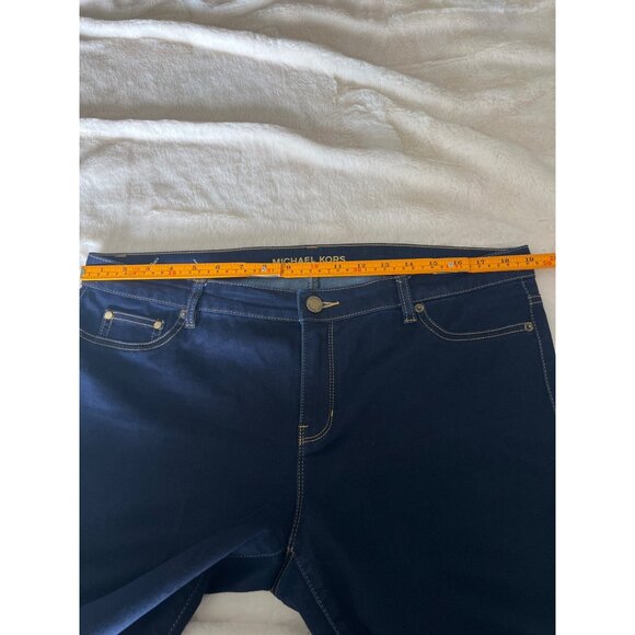 Michael Kors Women's Dark Wash Skinny Jeans Size 16 Stretch Denim - Picture 7 of 9